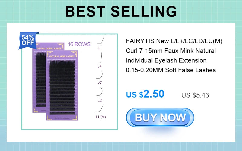 FAIRYTIS Self Adhesive Eyelashes 96 PCS Pre-Glued Cluster Lashes No Glue No Remover 10-16mm C Curl 1 Step DIY Lash Save Time