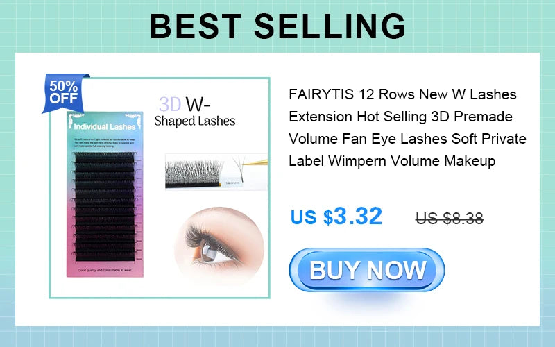FAIRYTIS Self Adhesive Eyelashes 96 PCS Pre-Glued Cluster Lashes No Glue No Remover 10-16mm C Curl 1 Step DIY Lash Save Time
