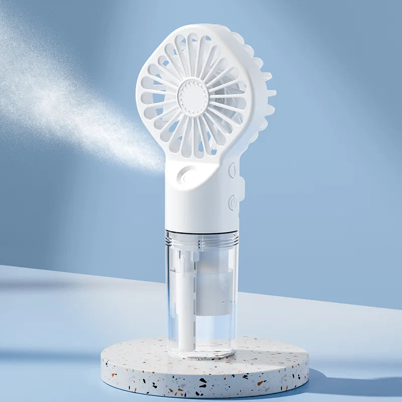 3-in-1 Fan Air Conditioner LED Lamp Portable Humidifier Air Conditioner Fan 3/4/100 Speed Settings Outdoor Ice Pack/spray Fan