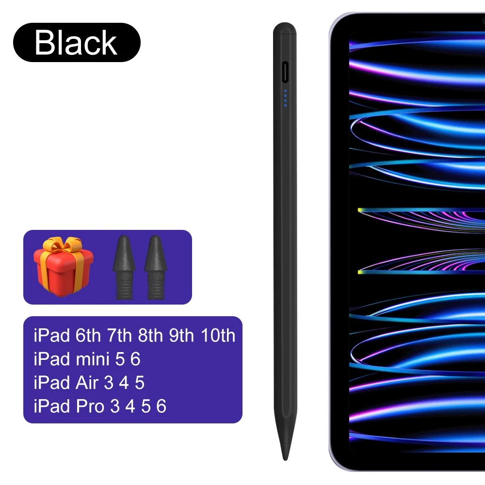 For iPad Pencil 2025 M3 Stylus Pen for Air 6 M2 Pro M4 M5 with Palm Rejection for iPad Pro 11 12.9 13 7/8/9/10/11th mini5 6 7 ﻿