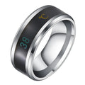 New Smart Temperature Ring Fashion Smart Stainless Steel Classic Wedding Couple Modern For Women Men Waterproof Rings jewelry