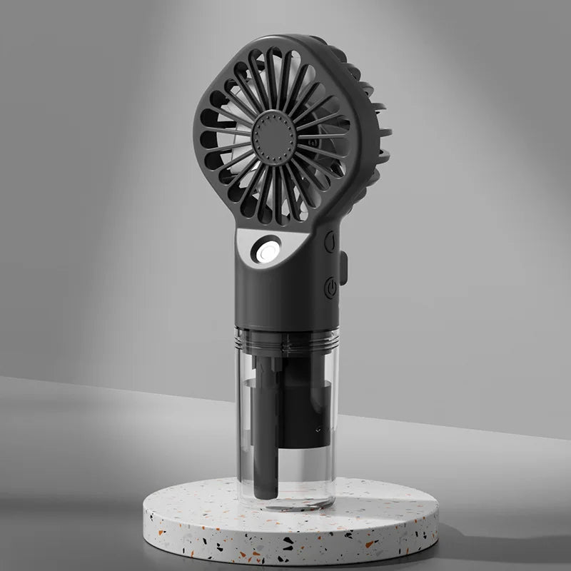 3-in-1 Fan Air Conditioner LED Lamp Portable Humidifier Air Conditioner Fan 3/4/100 Speed Settings Outdoor Ice Pack/spray Fan